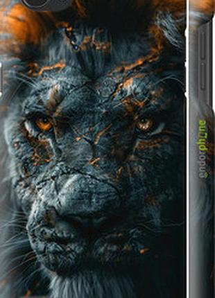 Чехол на lg q6 пламенный лев "6153m-1094-2448"
