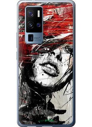 Чохол на vivo x50 pro plus обличчя дівчини "1162u-2056-2448"