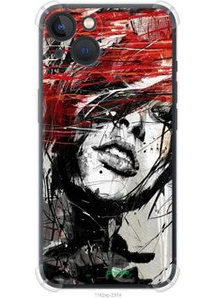 Чохол на iphone 13 обличчя дівчини "1162sp-2374-2448"