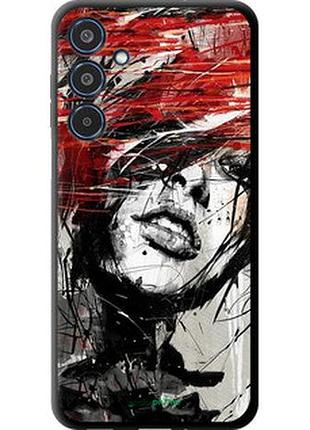 Чехол на samsung galaxy m35 5g лицо девушки "1162b-3738-2448"