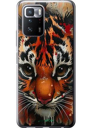 Чехол на xiaomi poco x3 gt mini tiger "6052u-2511-2448"