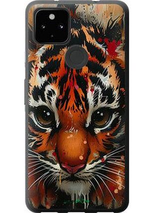 Чехол на google pixel 5a mini tiger "6052u-2286-2448"