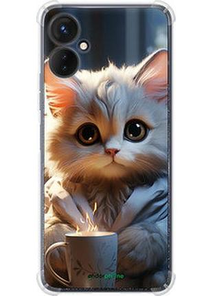 Чехол на tecno spark 9 pro white cat "5646sp-2832-2448"