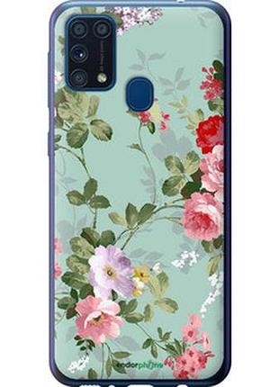 Чехол на samsung galaxy m31 m315f цветочные обои 2 "862u-1907-2448"