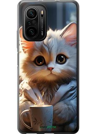 Чехол на xiaomi mi 11i white cat "5646t-3935-2448"