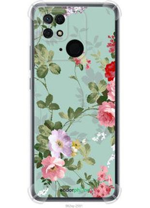 Чехол на xiaomi redmi 10c цветочные обои 2 "862sp-2591-2448"