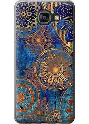 Чехол на samsung galaxy a5 (2016) a510f золотой узор "678u-158-2448"