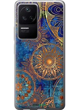 Чехол на xiaomi redmi k40s золотой узор "678u-2582-2448"
