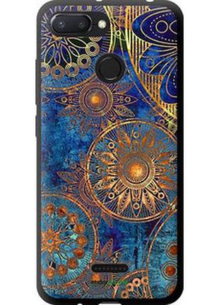 Чохол на xiaomi redmi 6 золотий візерунок "678b-1521-2448"
