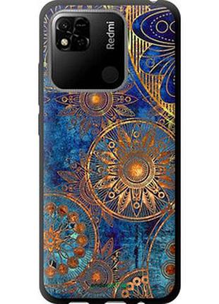 Чехол на xiaomi redmi 10a золотой узор "678b-2578-2448"