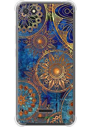 Чехол на xiaomi redmi 6a золотой узор "678sp-1531-2448"