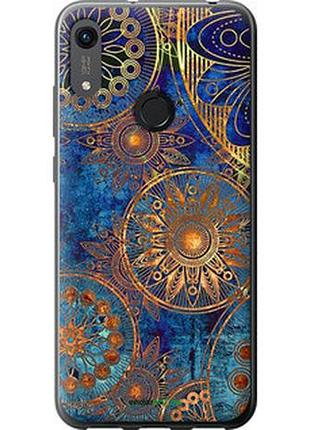 Чехол на huawei honor 8a золотой узор "678t-1635-2448"