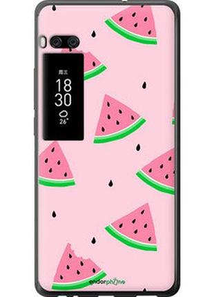 Чохол на meizu pro 7 plus рожевий кавун "4314u-1131-2448"