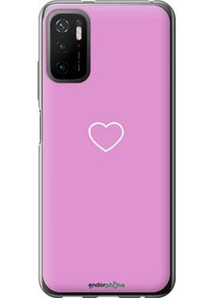 Чехол на xiaomi redmi note 10 5g сердце 2 "4863u-2556-2448"