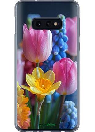 Чехол на samsung galaxy s10e весенние цветы "6058u-1646-2448"