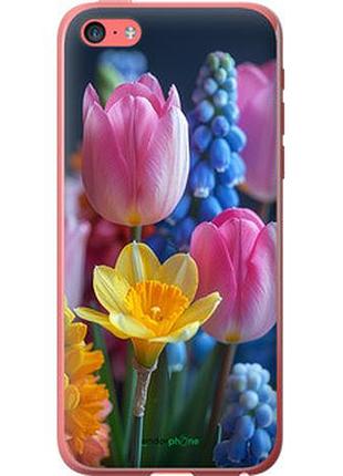 Чехол на iphone 5c весенние цветы "6058t-23-2448"