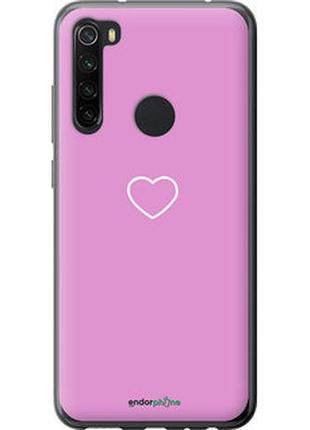 Чехол на xiaomi redmi note 8 сердце 2 "4863t-1787-2448"