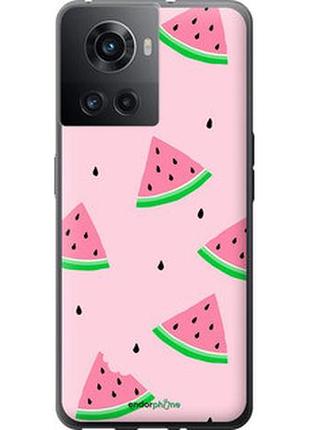 Чехол на oneplus 10r розовый арбуз "4314u-2627-2448"