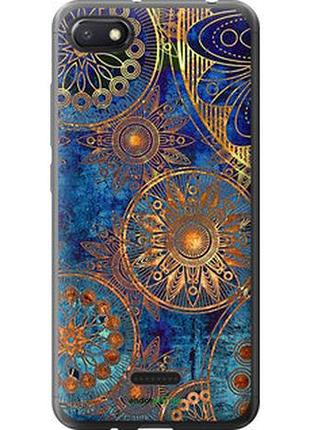 Чехол на xiaomi redmi 6a золотой узор "678u-1531-2448"