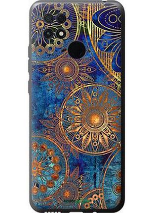 Чехол на xiaomi poco c40 золотой узор "678u-2701-2448"