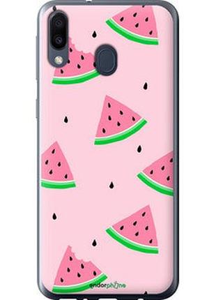 Чехол на samsung galaxy m20 розовый арбуз "4314t-1660-2448"