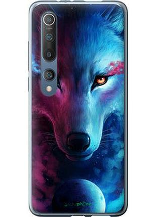 Чехол на xiaomi mi 10 арт-волк "3999u-1860-2448"