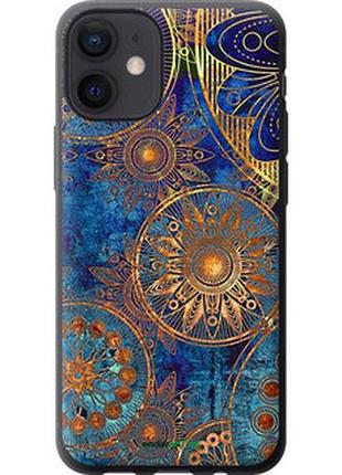 Чехол на iphone 12 mini золотой узор "678u-2071-2448"