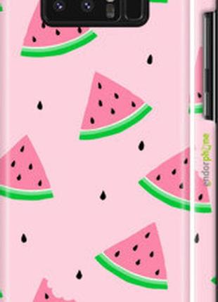 Чехол на samsung galaxy note 8 розовый арбуз "4314m-1020-2448"
