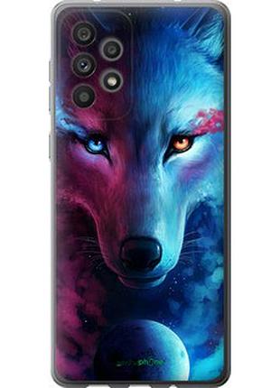 Чехол на samsung galaxy a73 a736b арт-волк "3999u-2586-2448"