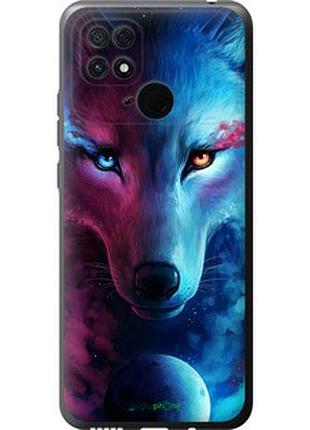 Чехол на xiaomi poco c40 арт-волк "3999u-2701-2448"