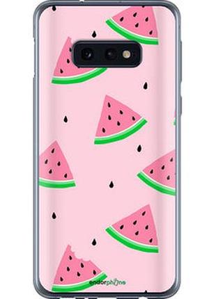Чохол на samsung galaxy s10e рожевий кавун "4314u-1646-2448"