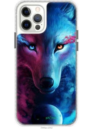 Чехол на iphone 12 pro арт-волк "3999pc-2052-2448"