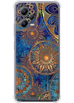 Чехол на xiaomi redmi note 12 5g золотой узор "678sp-2934-2448"
