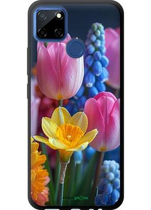 Чохол на realme c12 весняні квіти "6058b-2240-2448"