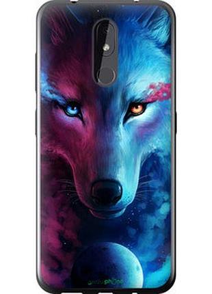 Чехол на nokia 3.2 арт-волк "3999u-1705-2448"