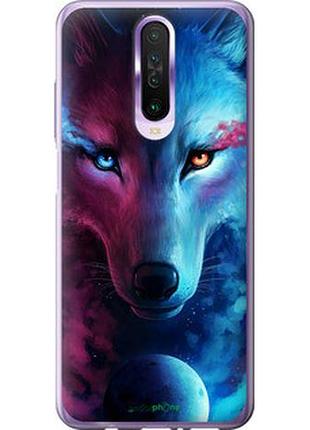 Чехол на xiaomi redmi k30 арт-волк "3999u-1836-2448"