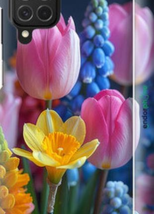 Чехол на samsung galaxy m62 весенние цветы "6058m-2263-2448"