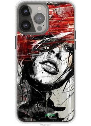 Чехол на iphone 13 pro max лицо девушки "1162pc-2371-2448"