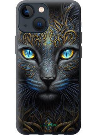 Чехол на iphone 13 mini кошка "5548t-2373-2448"