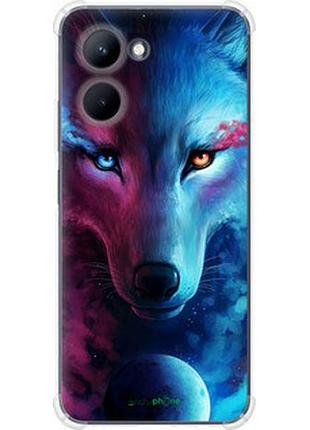Чехол на realme c33 арт-волк "3999sp-2870-2448"
