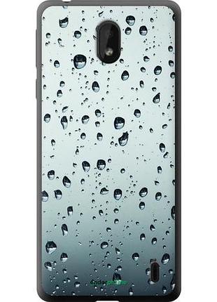 Чехол на nokia 1 plus стекло в каплях "848u-1677-10746"