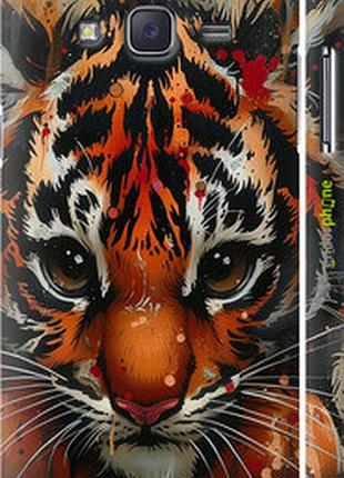 Чехол на samsung galaxy j5 (2015) j500h mini tiger "6052m-100-2448"