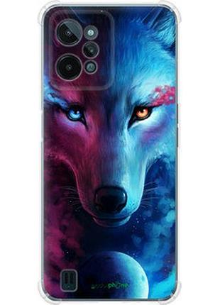 Чохол на realme c31 арт-вовк "3999sp-2593-2448"