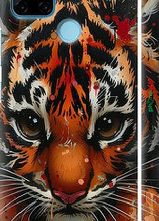 Чехол на realme c21y mini tiger "6052m-2472-2448"