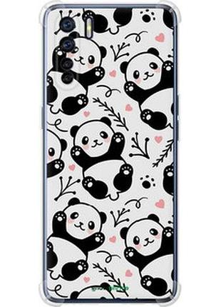 Чехол на oppo a91 панды "4318sp-1884-2448"