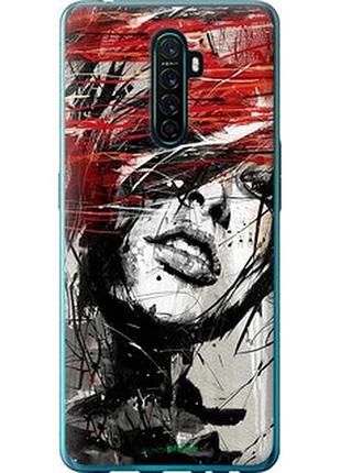 Чохол на oppo reno ace обличчя дівчини "1162u-1964-2448"