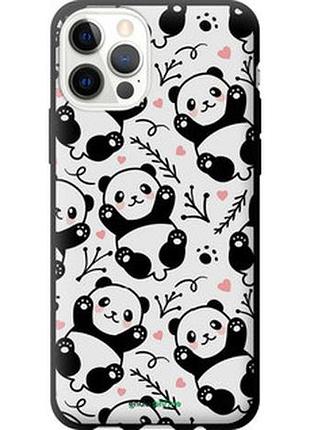 Чехол на iphone 12 pro панды "4318b-2052-2448"