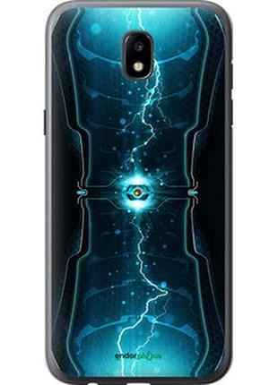 Чехол на samsung galaxy j5 j530 (2017) молнии в цилиндре "120t-795-2448"