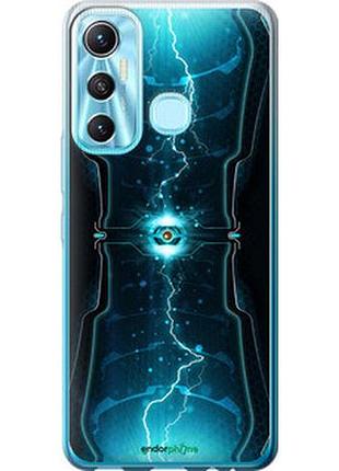 Чехол на infinix hot 11 молнии в цилиндре "120u-2762-2448"