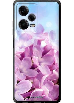 Чехол на xiaomi redmi note 12 pro 5g сирень "527b-2932-2448"